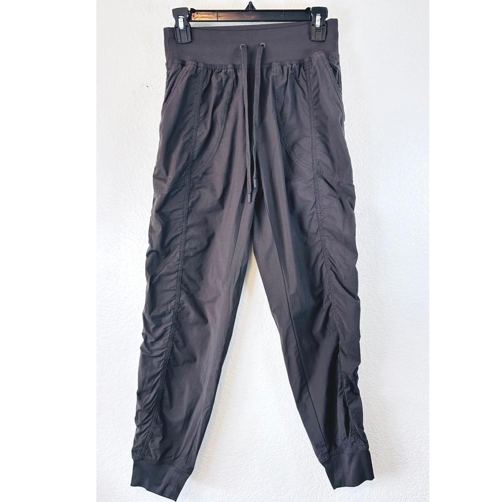 Calia by Carrie Underwood Ruched Joggers Brown XS Stretch Cargo Hiking Pants
